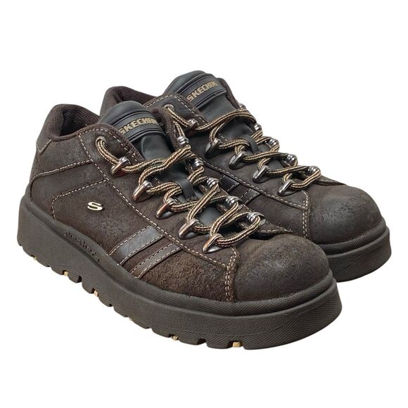 Vintage Y2K Skechers Jammers Platform Hiker Women's Size 8.5 Brown (HF24) - Picture 1 of 12